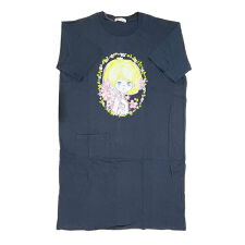 パーフェクト・ワールド・トーキョー(Perfect World Tokyo)の水森亜土 スーパーBIGTシャツ(M) ワンピース ネイビー アパレル