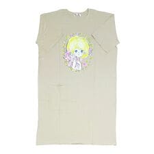 パーフェクト・ワールド・トーキョー(Perfect World Tokyo)の水森亜土 スーパーBIGTシャツ(L) ワンピース グレージュ アパレル