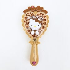 パーフェクト・ワールド・トーキョー(Perfect World Tokyo)のサンリオ ハローキティ ヒョウ柄 ヘアブラシ (ブラウン） くし Sanrio