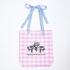 パーフェクト・ワールド・トーキョー(Perfect World Tokyo)のパワーパフガールズ ギンガムチェックトートバッグ ピンク パワパフ