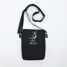 パーフェクト・ワールド・トーキョー(Perfect World Tokyo)のスヌーピー パスポートショルダーバッグ (ブラック) トラベル SNOOPY