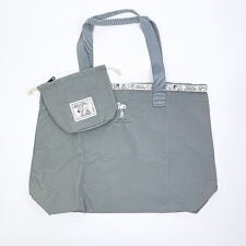 パーフェクト・ワールド・トーキョー(Perfect World Tokyo)のスヌーピー 巾着付きスーベニアトートバッグ (ライトグレー) トラベル SNOOPY