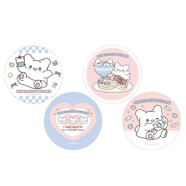サンリオ はなまるおばけ トレーディング缶バッチ4種 コンプリートBOX