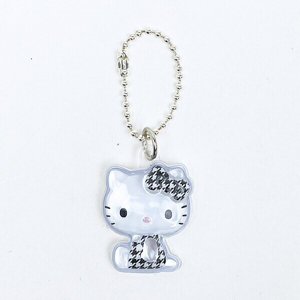 サンリオ ハローキティ 千鳥格子(ブラック) ぷっくりったいプチボール