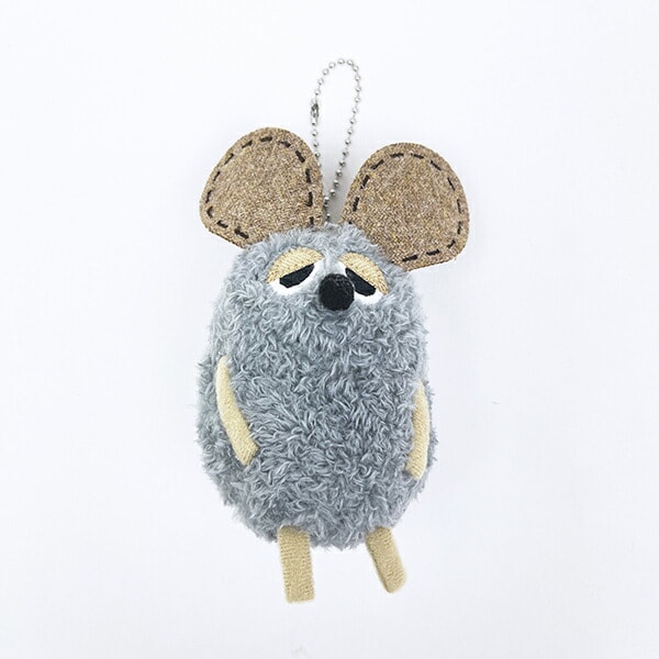 レオ・レオニ ふかふかフレデリック マスコットチェーン グレー