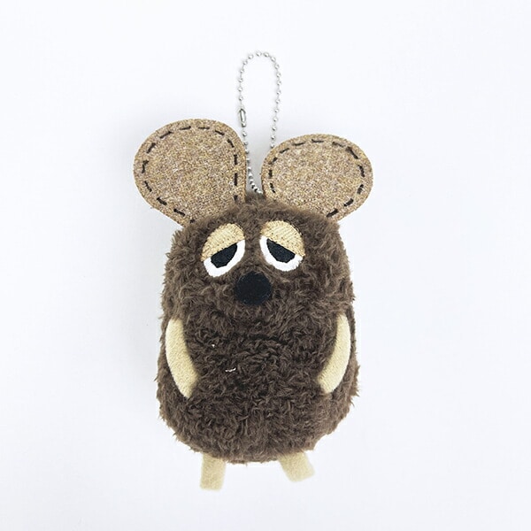 レオ・レオニ ふかふかフレデリック マスコットチェーン グレー