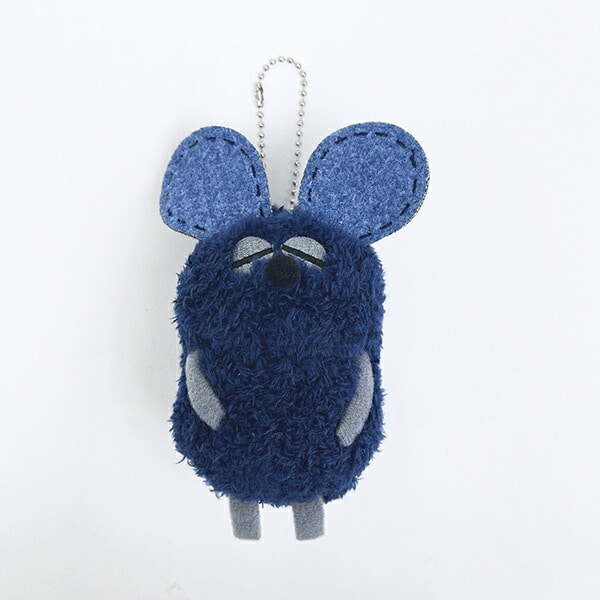 レオ・レオニ ふかふかフレデリック マスコットチェーン グレー