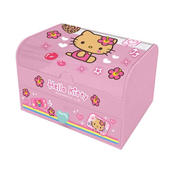 サンリオ ハローキティ ファンシー小物入れ ミント 収納 日焼けキティ