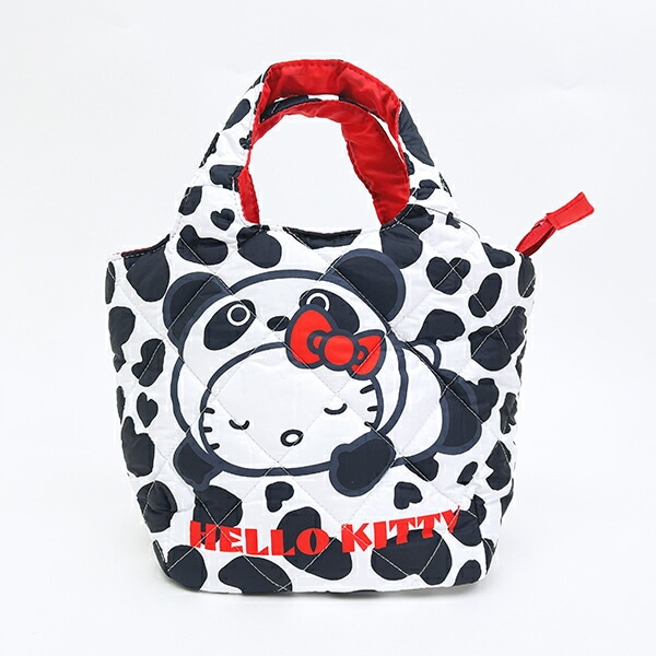 サンリオ ハローキティ 中綿ミニトートバッグ うし総柄 ランチ Sanrio