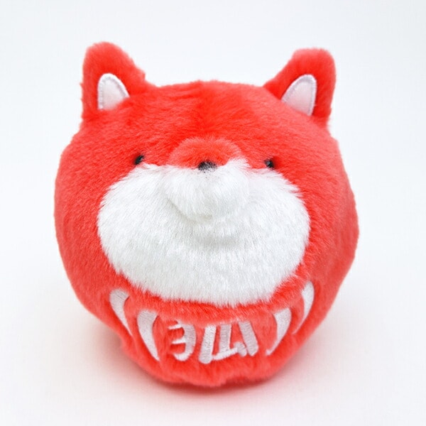 ぬいぐるみ・マスコット Winwin タヌキとキツネ キツネだるま ぬいぐるみ | パーフェクト・ワールド