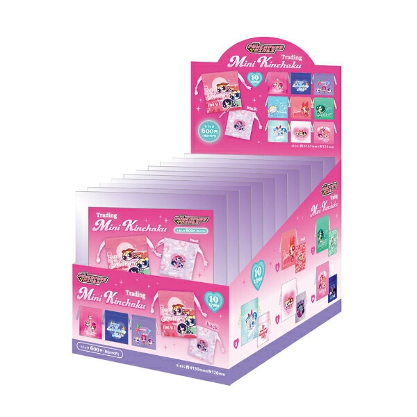 パワーパフガールズ トレーディングミニ巾着 全10種 コンプリートBOX