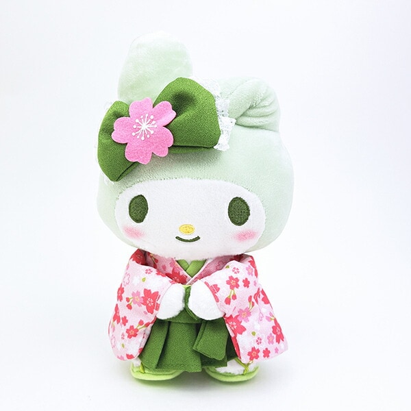 サンリオ マイメロディ ぬいぐるみ(S) 抹茶着物シリーズ Sanrio