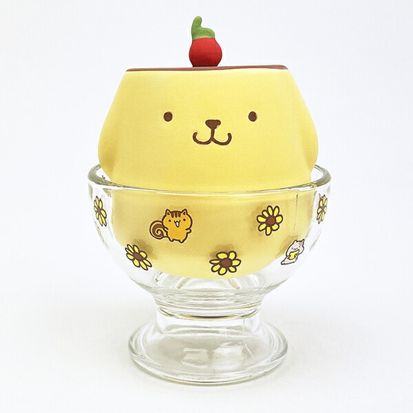 【美品】ポムポムプリン 1999年 レトロ品 ペン付きプリンハウス 釣りテープ サンリオ ポムポムプリン 加湿器 パフェデザイン インテリア Sanrio