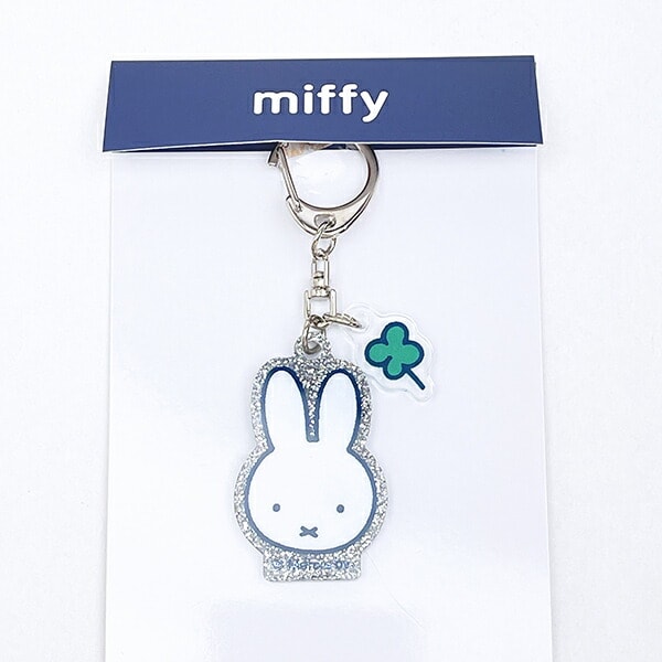 ミッフィー miffy 2連アクリルキーホルダー フェイス クローバーポップ