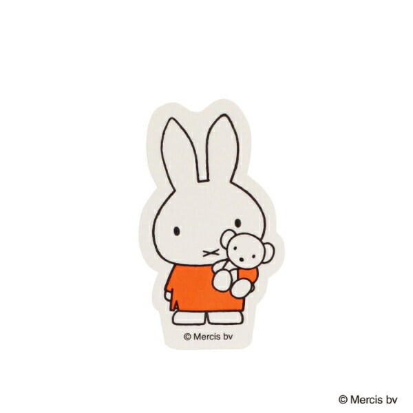 ミッフィー miffy ステッカー レッド ブルーナ・カラーシリーズ 文具