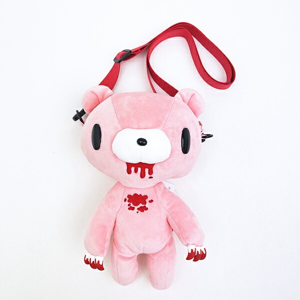 グルーミーぬいぐるみバックのグレー GLOOMY(グルーミー) ぬいぐるみポシェット ショルダーバッグ