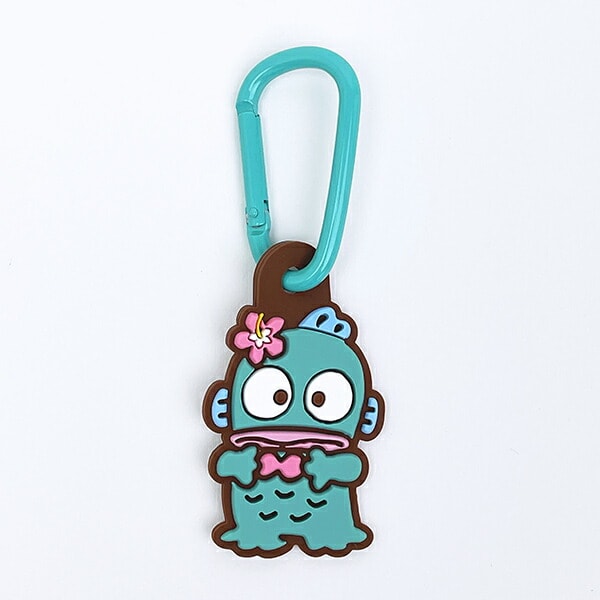 激レア Sanrio ハンギョドン ラバーポーチ カラビナ付き サンリオ 日焼け ハンギョドン ラバーマスコット付きカラビナ Sanrio