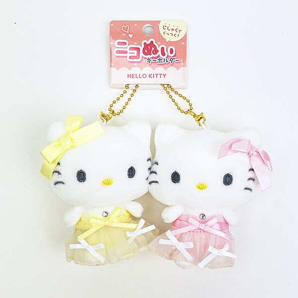 サンリオ ハローキティ×ミミィ ニコぬいキーホルダー (バレエコア