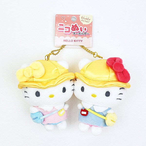 サンリオ ハローキティ×ミミィ ニコぬいキーホルダー (幼稚園) Sanrio