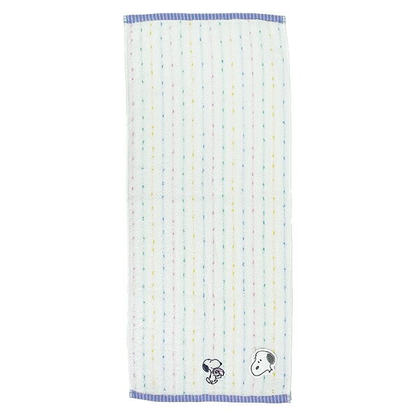 スヌーピー フェイスタオル (Washing) ホワイト 西川 SNOOPY