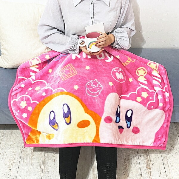 星のカービィ ひざ掛け カービィとワドルディ ブランケット