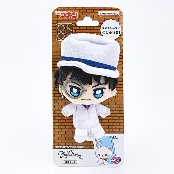 名探偵コナン 怪盗キッド PlayCharm ぬいぐるみ スマホ用品