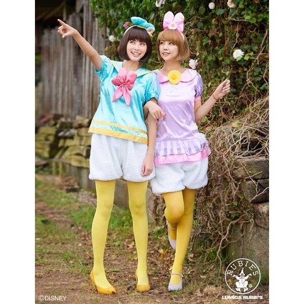 ディズニーコスチューム大人女性用ドナルドシャツモコモコパンツ