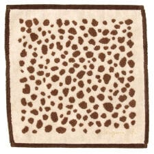 アニエスベー　大判　タオルハンカチ（28cm）アニマルドット　【agnes b】