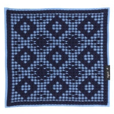 アニエスベー　メンズ　タオルハンカチ　ダイヤ柄　【agnes b】