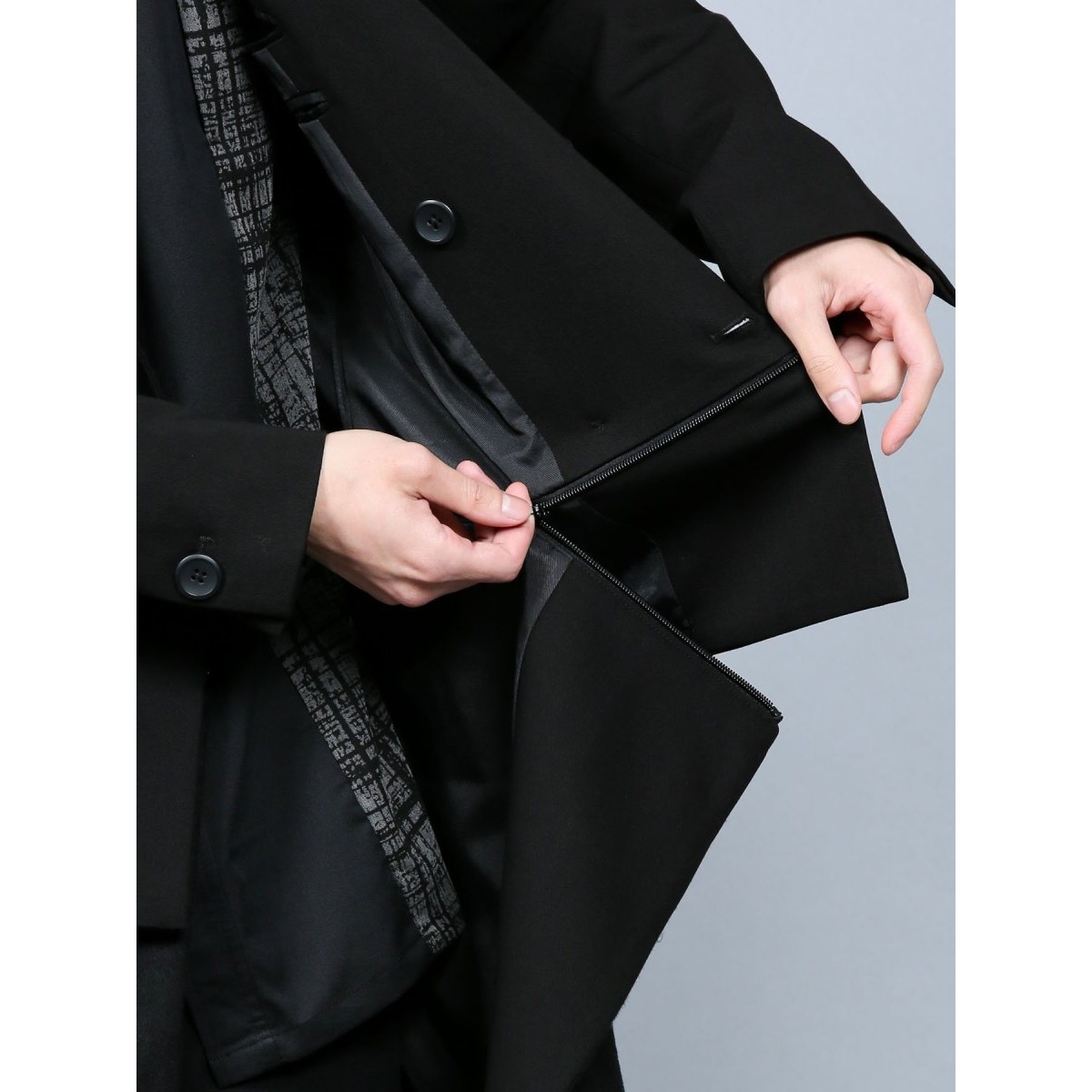 シェラック/SHELLAC 裾脱着ジャケット | セマンティックデザイン 