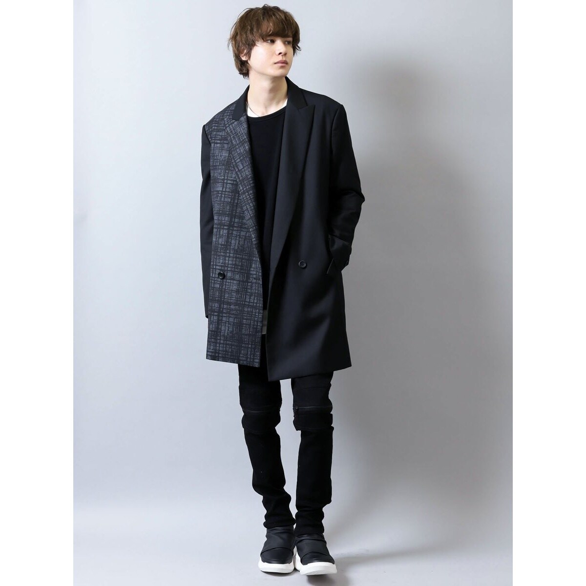 シェラック/SHELLAC チェック切替ダブルジャケット | セマンティック