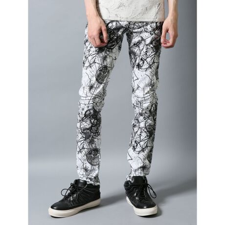 WEB限定カラー】シェラック ストレッチ デジタルアース スリムパンツ 