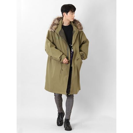 セマンティックデザイン ビックシルエット 3WAYモッズコート 