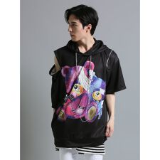 セマンティックデザイン SD×PSYCHONATION 半袖BIGプルパーカー+タンク アンサンブル