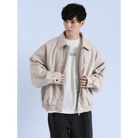 セマンティックデザイン オーバーサイズ ZIPブルゾン | セマンティック 