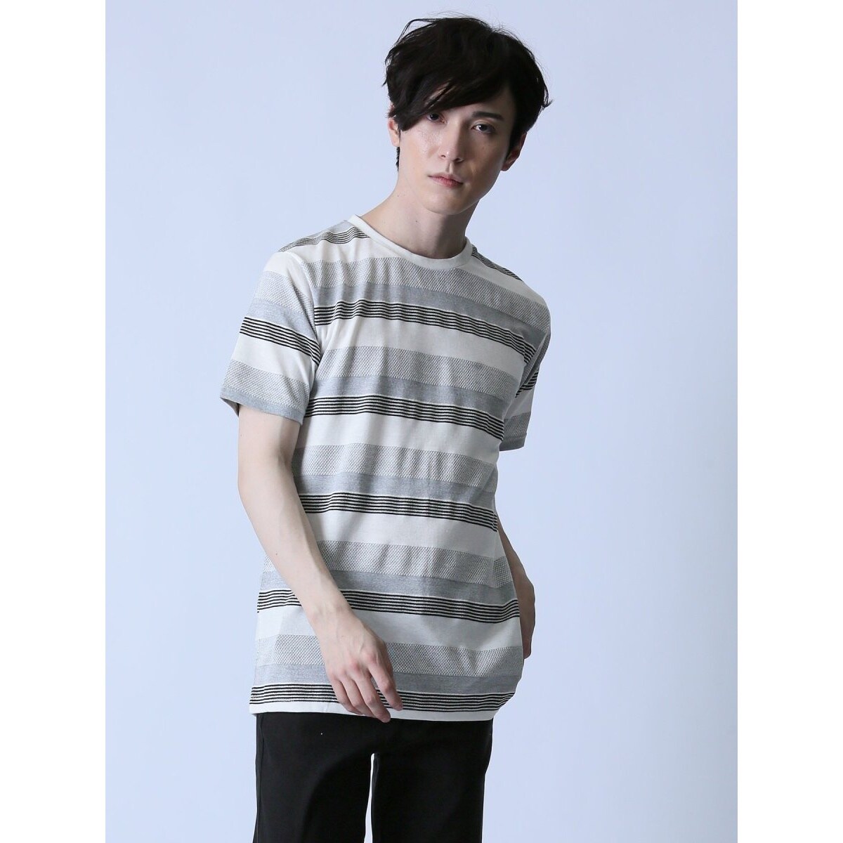 シェラック/SHELLAC 豹柄Vネック長袖Tシャツ | セマンティック シェラック/SHELLAC 豹柄Vネック長袖Tシャツ | セマンティック