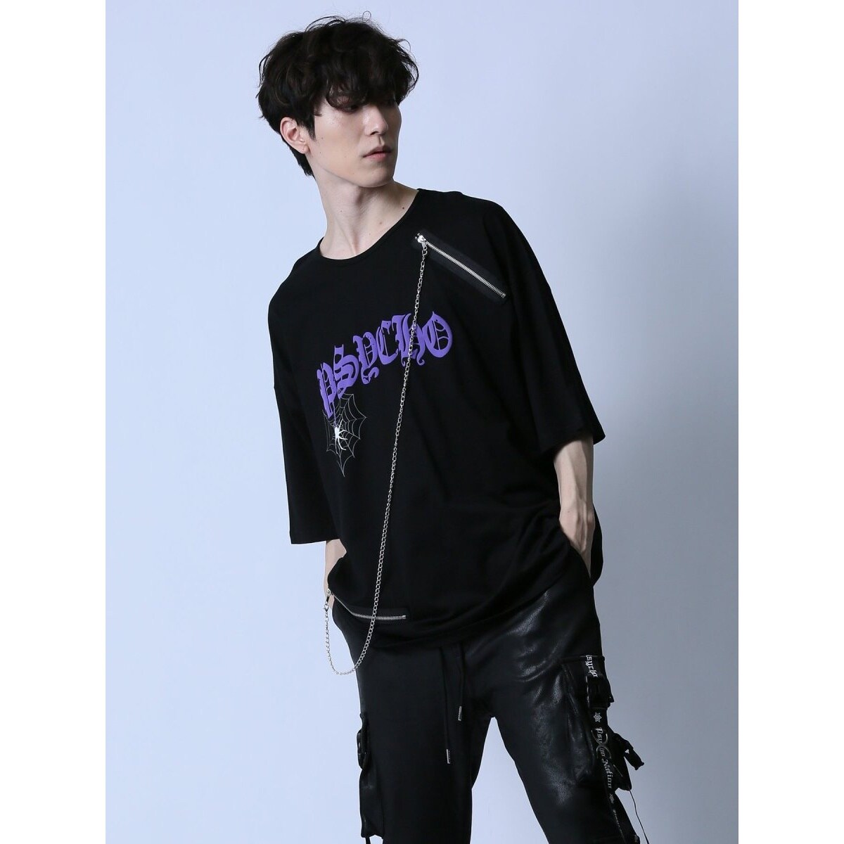 ArguE CulturE チェーン付きTシャツデザインオリジナルおしゃれ Argue Culture 8色Tシャツ メタル3Dロゴ デザイン 定番人気
