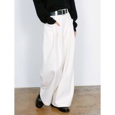 2タック ハイウエストパンツ