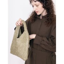 ラメニット ミニバッグ