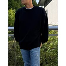 ドロー/DRAW ハンドウォッシャブル ビッグシルエット クルーニット （ユニセックス）