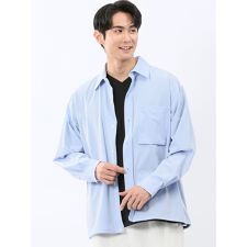 ドロー/DRAW 軽量 ナチュラルワッシャーシャツ