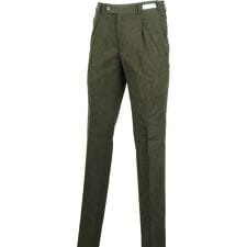 スーツセレクト(SUIT SELECT)の【テーパードパンツ】ワンタック カーキ×コーデュロイ ストレッチ ※セットアップ可能商品