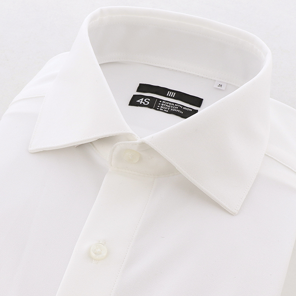 BL】ワイドカラードレスワイシャツ/ホワイト/形態安定/SUPER NON IRON 