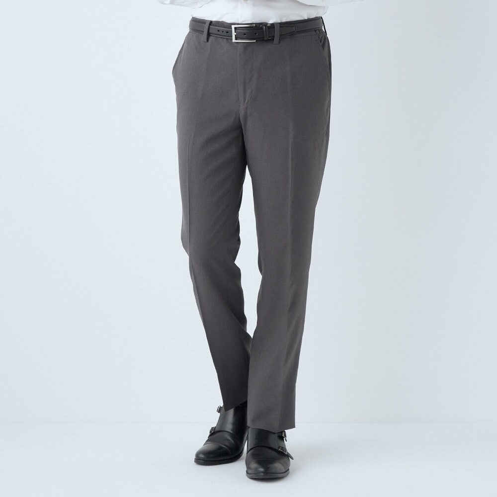 stanley blacker】【春夏】リネンブレンドスラックス/ワンタック