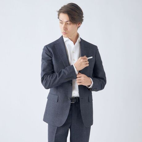 [^:JSG2553-1]fpTCYFL@/@gF174[݂̂lCr[ɑ@ׂȃ`FbNd˂Al̂߂̏㎿WPbgBnł͕ȂBłh肷͔̂IȂȂɂ҂̈ꒅłBVcƂAjbgƂDBfXNłAkłAIt̐HłDۂL[vłA܂ɖ\IłBV[YFtāy4S SUSTAINABILITYECOLOGY FABRICzl郏[LOX^Cɍ킹ăt@NViBC[W[PAȒSnƂƂbNX𗼗rWlXEFAłBSUPER NON IRONASTRETCHASOFT TOUCHASUSTAINABLE4̓̓w4SxƖBSUPER NON IRONi1jVɂȂɂobOJKĂAC|ȂŒpł܂Bi2jEHbVudlׁ̈Am[ACŒp\łB STRETCHi1jcAɐL2WAYXgb`fށBSOFT TOUCHi1j^~̃|GXetBgfނׁ̈AG肪\tgłBSUSTAINABLEi1jɗDTCNfނgpBy îCɓo^ zCɓo^ƁAēׂ₨ȃZ[m点IЂo^