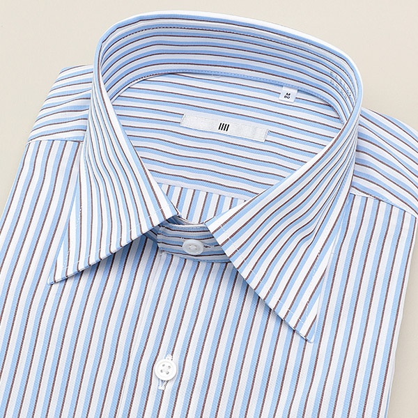 スーツセレクト 形態安定加工シャツ3枚セットSILVER LINE 長袖選べる衿