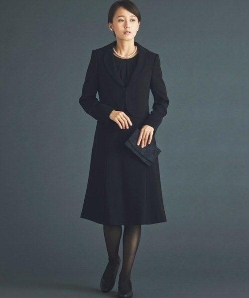最終値下げ【スーツセレクト】ノーカラー スーツブラック レディース スーツ・ジャケット・ボトムス商品一覧｜レディース（女性