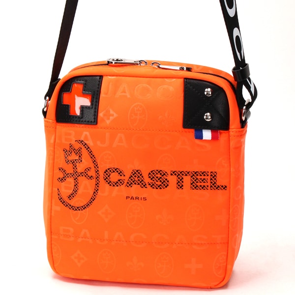 CASTELBAJAC ショルダーバッグB5オレンジ ロン CASTELBAJAC ショルダーバッグB5オレンジ ロン CASTELBAJAC カステル