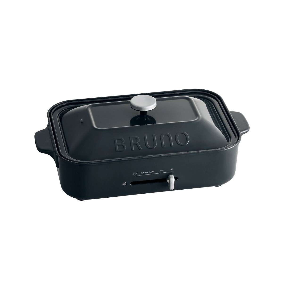 BRUNO ブルーノ コンパクトホットプレート鍋セット[シーズン限定カラー]ストレートブラック | トウキョウデザインチャンネル(TOKYO  DESIGN CHANNEL) | マルイウェブチャネル