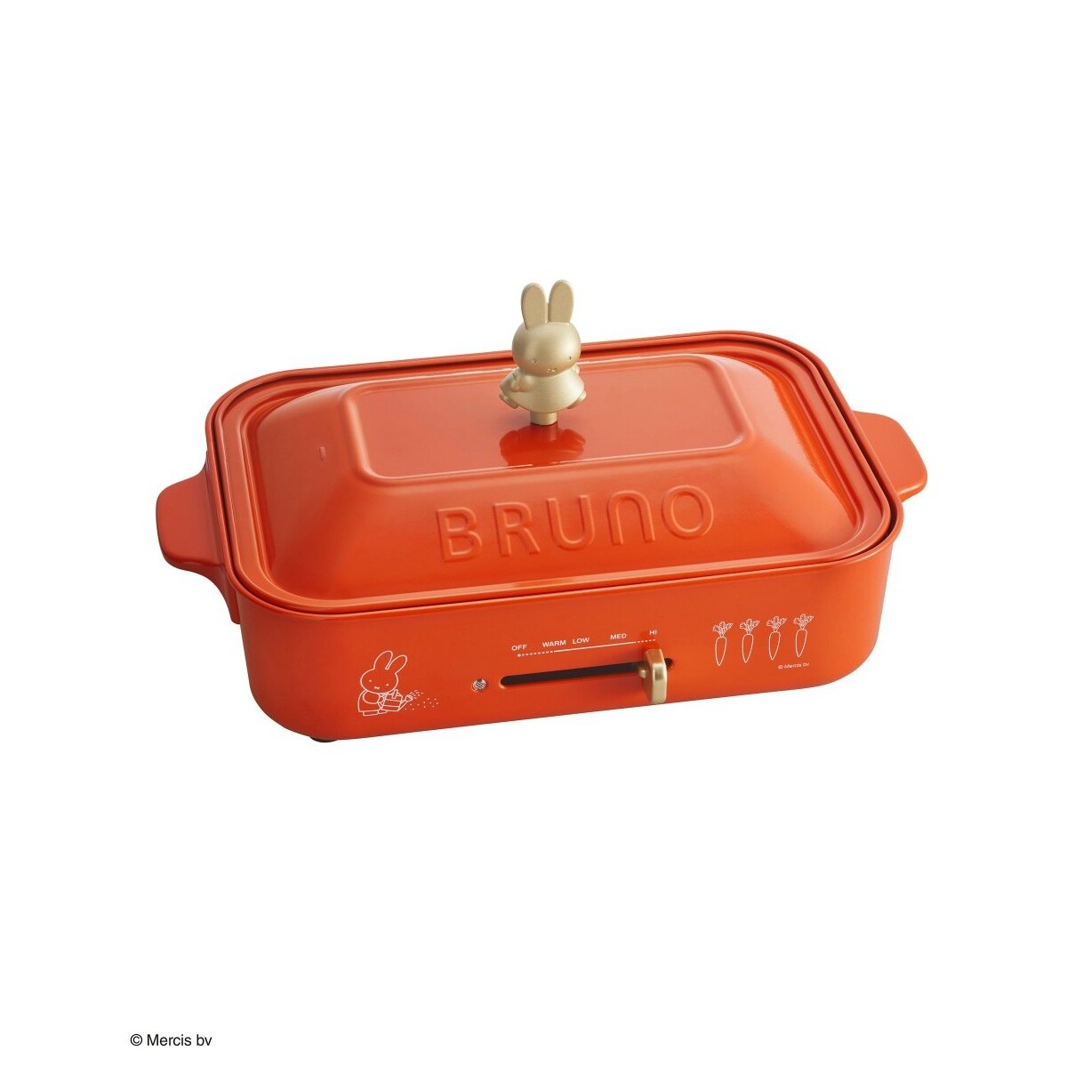 ⭐︎新品　【ミッフィー × BRUNO】コンパクトホットプレート／限定デザイン BRUNO×miffyコラボ】ミッフィー仕様の限定パッケージが登場